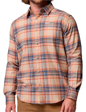 Cornell woods camisa montaña manga larga hombre Marron (S) - Columbia - FashionsVida