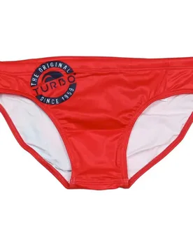 Original Waterpolo Swimming Brief Red M Men - TURBO - FashionsVida