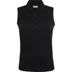 Polo Knit, ärmellos, schwarz l