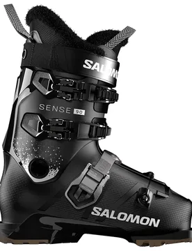 Chaussures De Ski Alpin Sense 90 W Gw Black / Black / White 24.0-24.5 - Salomon - FashionsVida