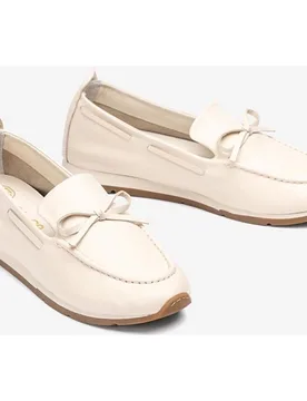 Mocasines planos de mujer de piel de planta extraíble - Unisa - FashionsVida