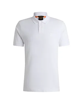 Poloshirt Slim Fit PASSENGER weiss XXL Herren - BOSS - FashionsVida
