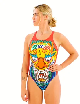 Bali Pro Resist Swimsuit Red M Women - TURBO - FashionsVida