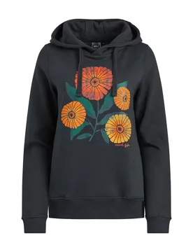 Weird Fish Topaz Branded Pop Over Hoodie Size 12 - sale all-sale sale womens women women all-womens women sweatshirts-hoodies women sweatshirts-hoodie - Navy - FashionsVida