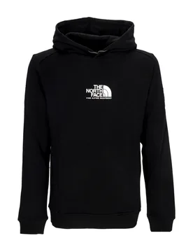 Felpa Cappuccio Uomo Fine Alpine Hoodie Black - The North Face - FashionsVida