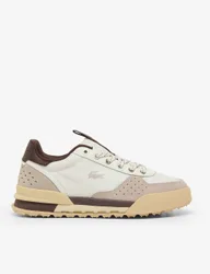 Slam Break Leather Lace Up Trainers Brown Mix female
