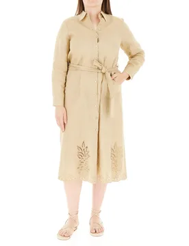 Abito chemisier COLLECTION BEIGE 48 - ELENA MIRO' - FashionsVida