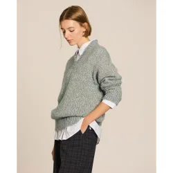 Jersey de mujer detalle canalé