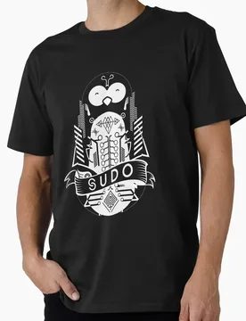 Sudo Funny Linux Operating System Graphic T‑Shirt Casual Short Sleeve Tees Geek IT Developer Fan Gift Tops S-6XL - Aliexpress - FashionsVida