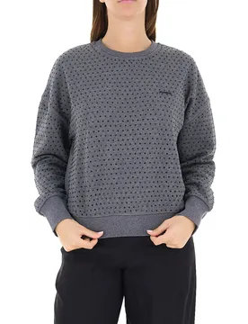 Pinko Felpa con strass GRIGIO XS - PINKO - FashionsVida