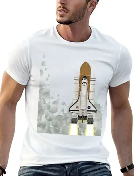 Space Shuttle T-Shirt customs sports fans tshirts for men - Aliexpress - FashionsVida