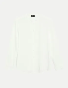 BLACK LABEL Plissee-Bluse AUS Chiffon Weiß 38 - S. Oliver - FashionsVida