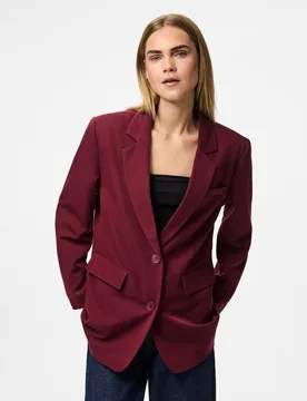 Blazers corte ancho de mujer - Pieces - FashionsVida
