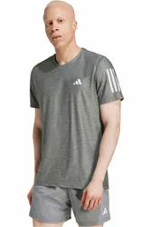 Own the run camiseta técnica manga corta hombre Gris (S)