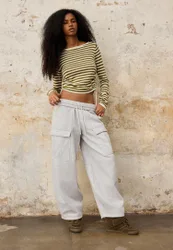 Cargo-Jogger Grau Melange L
