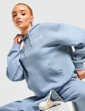 Womens College Overhead Hoodie - Blu, blu blu Donna taglia XL - Reebok - FashionsVida