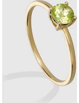 Anillo de oro con peridoto - El Corte Inglés - FashionsVida