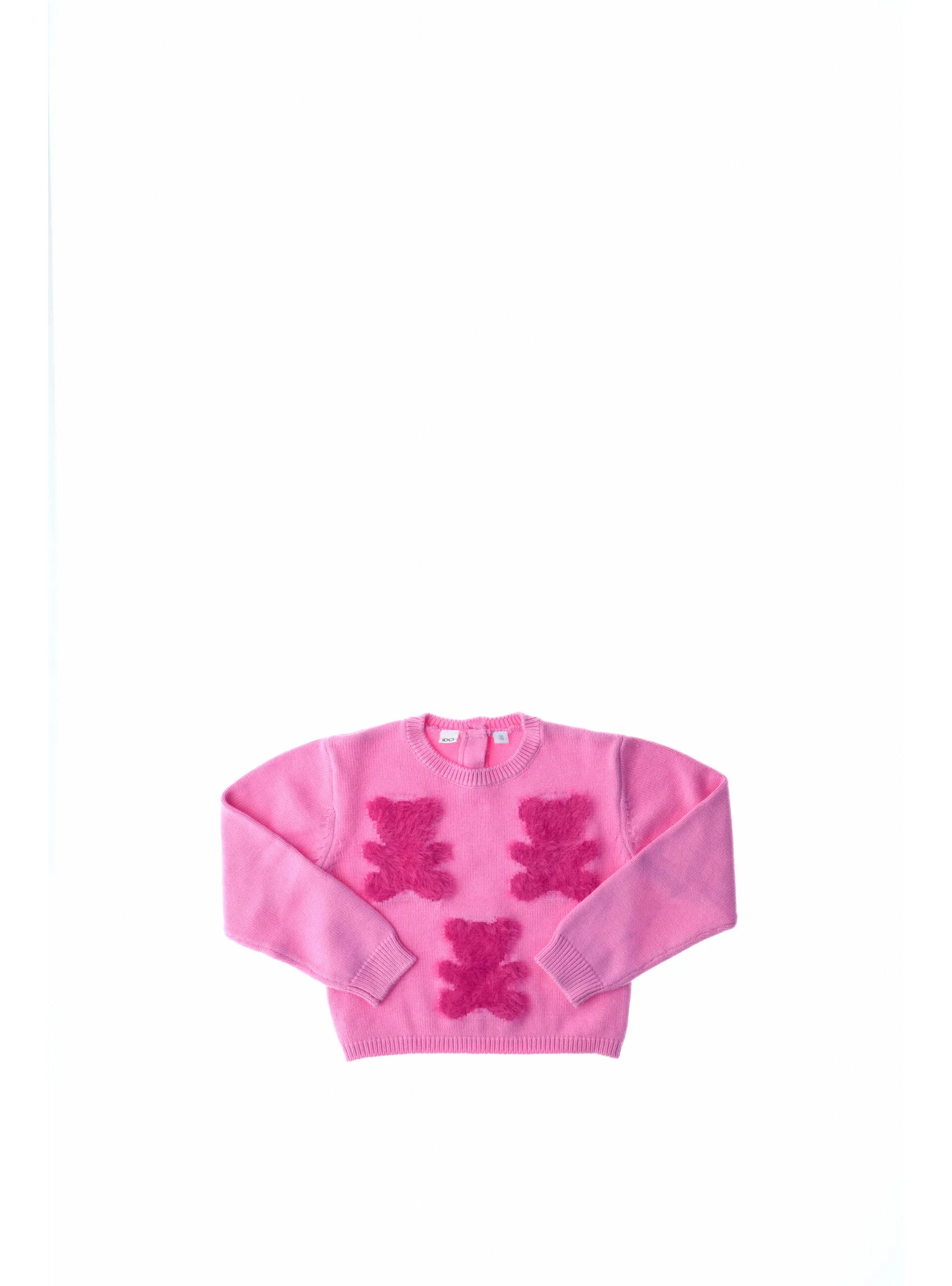 Maglia misto cotone ROSA BUBBLE 2A - iDO - FashionsVida