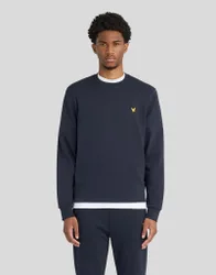 Men's Sports Loopback Cotton Crew Neck Dark Navy