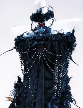 A long dark vest with classic Halloween dress - Aliexpress - FashionsVida