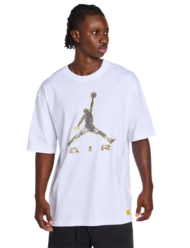 Brooklyn Men T-Shirts - White - Size S - Cotton Jersey - White - Size: Small - Jordan - FashionsVida