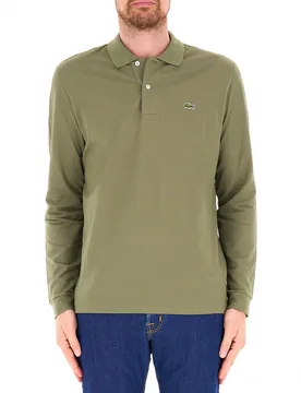 Polo maniche lunghe VERDE OLIVA 6 - Lacoste - FashionsVida