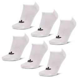 No Show 6 Pack Unisex Socken - Weiß - Größe 40-42 - Baumwolle White 40-42