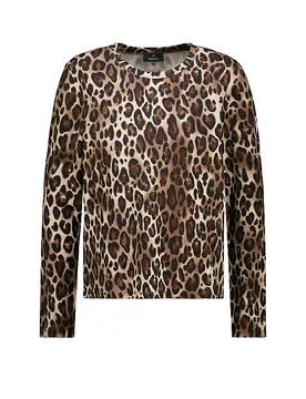 Camiseta de manga larga marrón 44 - monari - FashionsVida