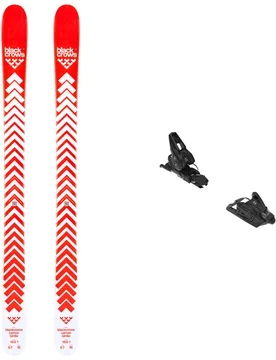Ski Set inkl. Bdg. All-Mountain Skier Pack Camox Birdie 2027 für Damen aus Wolle Orange - Blackcrows - FashionsVida