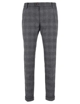 BARISTA - Wool Glencheck male - 30 / /32 - FashionsVida
