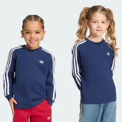 MAGLIA A MANICHE LUNGHE 3-STRIPES 3-4A Night Indigo