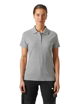 Polo à Manches Courtes Classic 2.0 Grey Melange S - Helly Hansen - FashionsVida