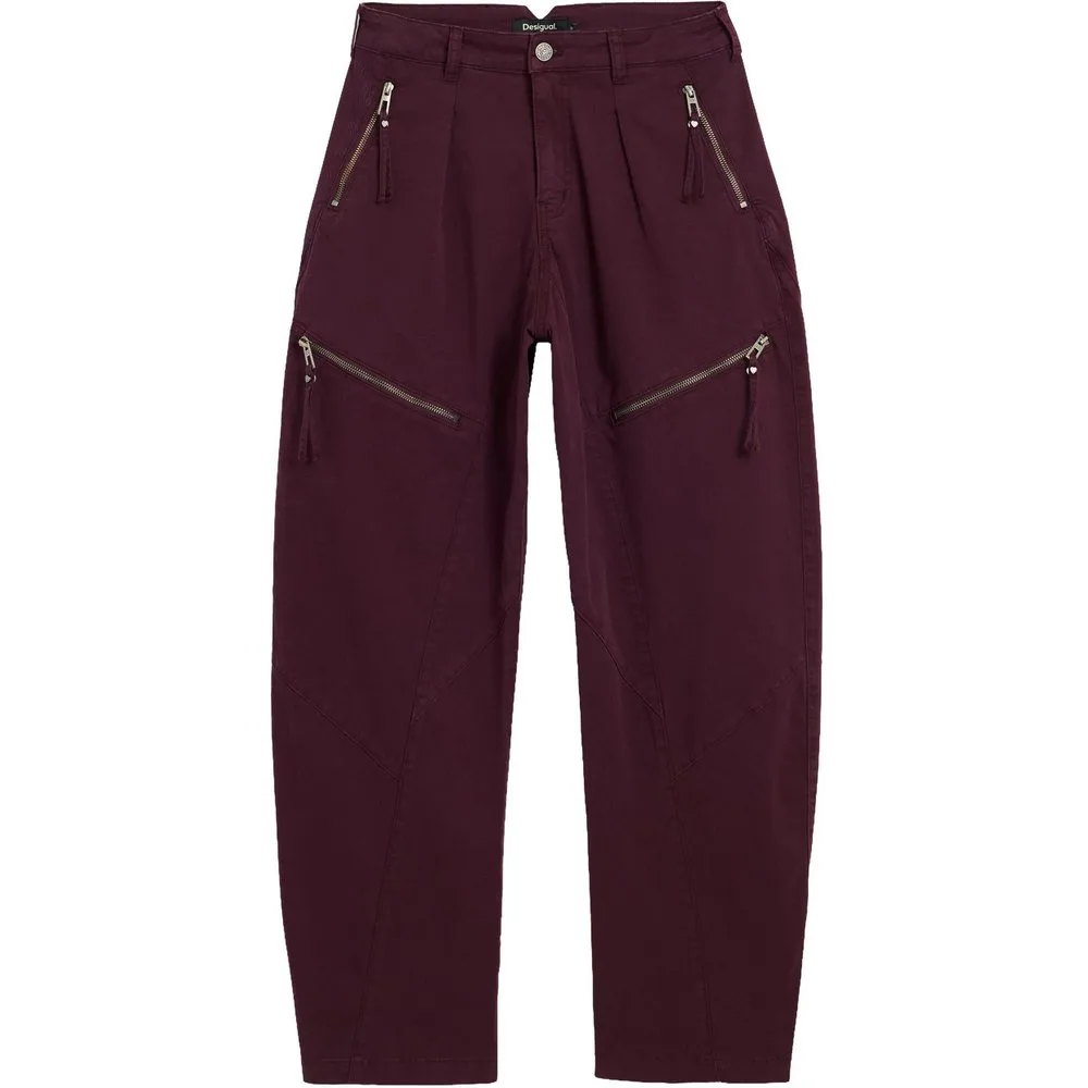 Pantalón de mujer cremalleras largo - Desigual - FashionsVida