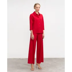Pantalones anchos de mujer ancho tobillero