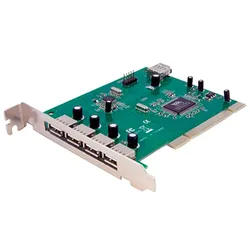 Adaptateur De Carte Pci Usb 7 Ports Black One Size unisex
