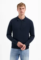 Pullover Polo Half Zip Solid male