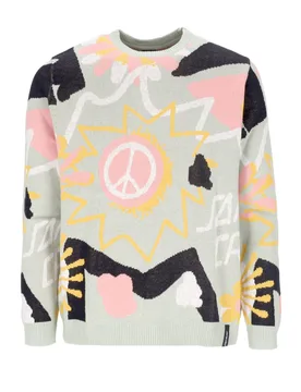 Maglione Donna Breakers Scribble Knit Crew Multi - Santa Cruz - FashionsVida