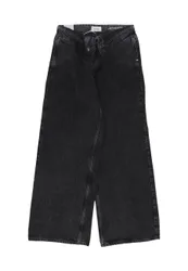 Jeans Donna Roll Up Denim Black