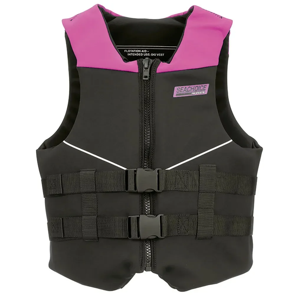 Neoprene Life Jacket Pink / Black L unisex - Seachoice - FashionsVida