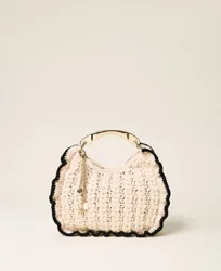 Sac Croissant en maille crochet