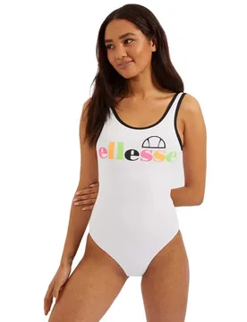 Maillot De Bain Arancione White 2XS - Ellesse - FashionsVida
