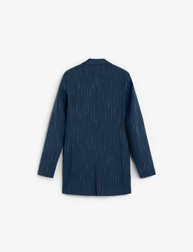 Blazer de mujer regular fit en tejido de rayas con lurex - Scalpers - FashionsVida