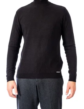 Maglia Uomo AD0284L/M0124 80 NER - ALESSANDRO DELL ACQUA - FashionsVida