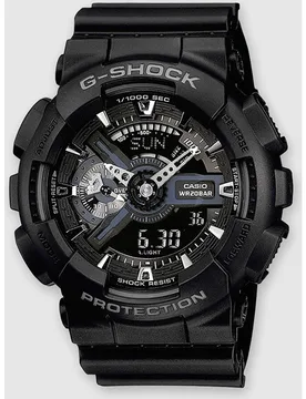Reloj de hombre G-SHOCK GA-110-1BER Luz LED automática Antimagnético Cronómetro - Casio - FashionsVida
