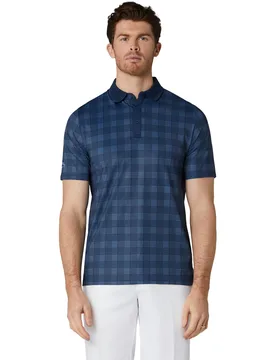 Polo Chev Plaid Print, navy/blau l - Callaway - FashionsVida