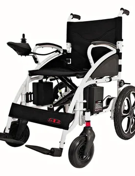 Elektrischer Rollstuhl "Kompakt" AT52304, faltbar weiss - Antar - FashionsVida