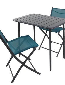 Tlg. Gartenset "Sumila" 80 x 55 Türkis - VCM - FashionsVida