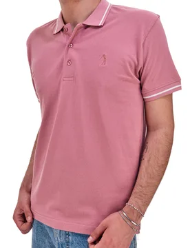 Polo Mezza Manica Rosa 1349 XL - US GOLF CLUB - FashionsVida