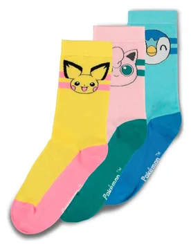 Chaussettes Pokémon Crew 1 Multicolor 39-42 unisex - DIFUZED - FashionsVida