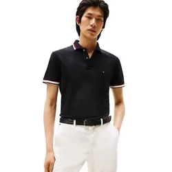 Polo à Manches Courtes Cuff Interest Slim Fit Black L